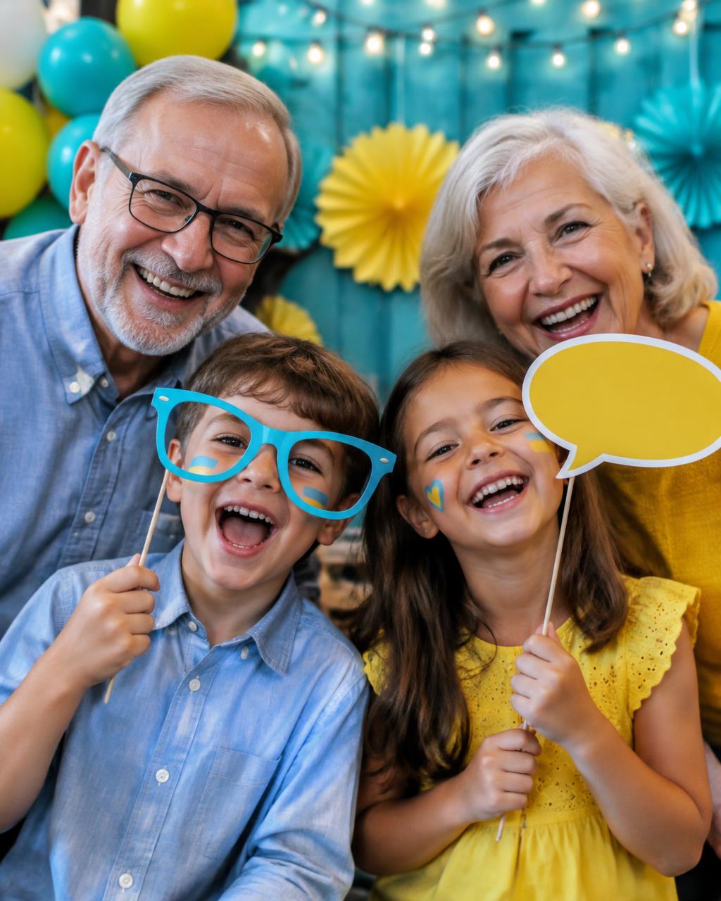 Fotobox-Moment auf der Feier